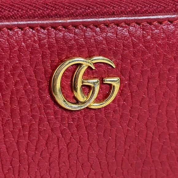 💯Authentic Gucci Marmont Zipped Around Long Wallet 🍀 - Picture 11 of 16
